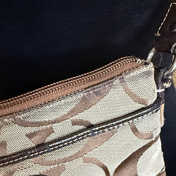 Coach Brown and Cream Crossbody Bag - Picture 6 of 16